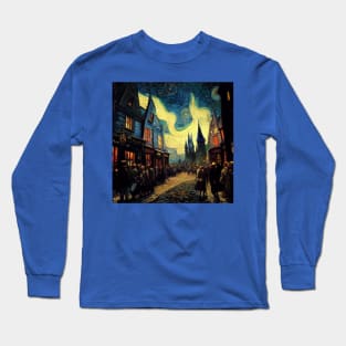 Starry Night in Diagon Alley Long Sleeve T-Shirt